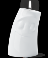 biely porcel�nov� svietnik Maznav� 1 