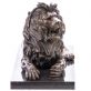 bronzov� socha na mramorovom podstavci Lev 37 - pohlad 2 - www.glancshop.sk