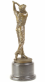 bronzov� socha na podstavci Hr�� golfu 2 - pohlad 4 - www.glancshop.sk
