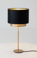 dizajnov� stoln� lampa MATTIA kulat� �ierno zlat� 3