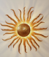 dizajnov� n�stenn� svietidlo SLUNCE GIGANTE zlat� - www.glancshop.sk