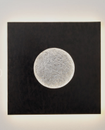 dizajnov� n�stenn� svietidlo LUNA QUADRAT strieborn�