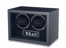 na�ahova� pre dvoje hodinky Benson Compact Double �ierny