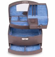 kufr�k na �perky MERINO MODA sivo-hned� 8