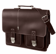 p�nska ko�en� aktovka Hamosons 14