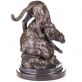 bronzov socha Panter na mramorovom podstavci 47 - pohlad 2 - www.glancshop.sk