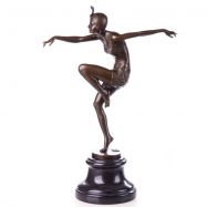 bronzov socha Art Deco Tanenice 3