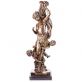 bronzov� socha na mramorovom podstavci �ena s de�mi 50 - pohlad 1 - www.glancshop.sk