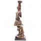 bronzov� socha na mramorovom podstavci �ena s de�mi 50 - pohlad 2 - www.glancshop.sk