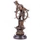 bronzov� socha na mramorovom podstavci Kapit�n s kormidlom 109 - pohlad 1 - www.glancshop.sk