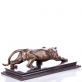 bronzov socha na mramorovom podstavci Panter 44 - pohlad 3 - www.glancshop.sk