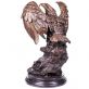 velk� bronzov� socha na mramorovom podstavci Orol 65 - pohlad 2 - www.glancshop.sk