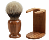 �tetka na holenie z jazve�ej srsti, stojan, olivov� drevo 10 - pohlad 2 - www.glancshop.sk
