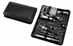 cestovn� 9-dielna sada pre mu�ov v ko�enom puzdre 8