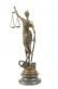 bronzov socha na mramorovom podstavci Justitia 34 - pohlad 3 - www.glancshop.sk