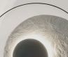 dizajnov� n�stenn� svietidlo SATELIT strieborn� priemer 90cm - pohlad 2 - www.glancshop.sk
