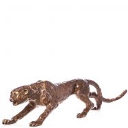 rune odliata bronzov socha Leopard 70