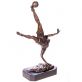 bronzov� socha na mramorovom podstavci Futbalista 131 - pohlad 4 - www.glancshop.sk
