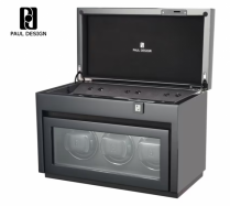 natahova� hodiniek PAUL DESIGN GENTLEMAN 3+5 black gloss