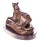 bronzov socha na mramorovom podstavci 68 - pohlad 2 - www.glancshop.sk