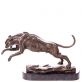 bronzov� socha na mramorovom podstavci Panter 18 - pohlad 1 - www.glancshop.sk