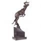 Run odlit bronzov socha jelena na mramorovm podstavci 34 - pohlad 3 - www.glancshop.sk