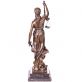 bronzov socha na mramorovom podstavci Justitia 78 - pohlad 3 - www.glancshop.sk