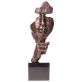 modern bronzov socha na mramorovom podstavci 140 - pohlad 1 - www.glancshop.sk