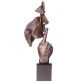 modern bronzov socha na mramorovom podstavci 140 - pohlad 3 - www.glancshop.sk