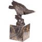 bronzov socha orol na mramorovom podstavci - pohlad 4 - www.glancshop.sk