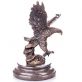 bronzov� socha na mramorovom podstavci Orol 62 - pohlad 2 - www.glancshop.sk