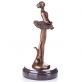 bronzov� socha na mramorovom podstavci Baler�na 112 - pohlad 3 - www.glancshop.sk