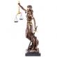 vek bronzov socha pozlten Justitia na podstavci 85 - pohlad 4 - www.glancshop.sk