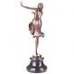 bronzov socha Art Deco na mramorovom podstavci Tanenica 147 - pohlad 4 - www.glancshop.sk