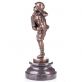 bronzov� socha Chlapec s harmonikou na mramorovom podstavci 148 - pohlad 2 - www.glancshop.sk