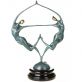 bronzov modern socha na mramorovom podstavci 162 - pohlad 1 - www.glancshop.sk