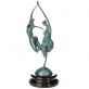 bronzov modern socha na mramorovom podstavci 162 - pohlad 5 - www.glancshop.sk