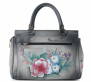ru�ne malovan� ko�en� shopper ta�ka Anuschka 29 - pohlad 2 - www.glancshop.sk