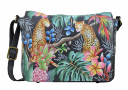 ru�ne malovan� crossbody ko�en� ta�ka  Anuschka 38