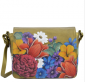 ru�ne malovan� crossbody ko�en� ta�ka  Anuschka 64 - pohlad 1 - www.glancshop.sk