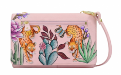 ru�ne malovan� ko�en� pe�a�enka s opaskom Anuschka 1