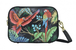 ru�ne malovan� mal� ko�en� messeger kabelka Anuschka 25