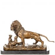 bronzov� socha na mramorovom podstavci 73