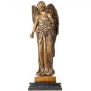 bronzov� socha na mramorovom podstavci Anjel 85