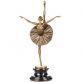 velk� bronzov� socha na mramorovom podstavci Balerina 73 - pohlad 1 - www.glancshop.sk