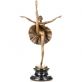velk� bronzov� socha na mramorovom podstavci Balerina 73 - pohlad 3 - www.glancshop.sk