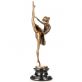 velk� bronzov� socha na mramorovom podstavci Balerina 73 - pohlad 4 - www.glancshop.sk