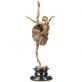 velk� bronzov� socha na mramorovom podstavci Balerina 73 - pohlad 5 - www.glancshop.sk
