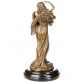 bronzov� socha Fortuna na mramorovom podstavci 173 - pohlad 3 - www.glancshop.sk