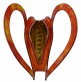 d�mska ko�en� kabelka Pratesi Heart Patent 1 - pohlad 3 - www.glancshop.sk